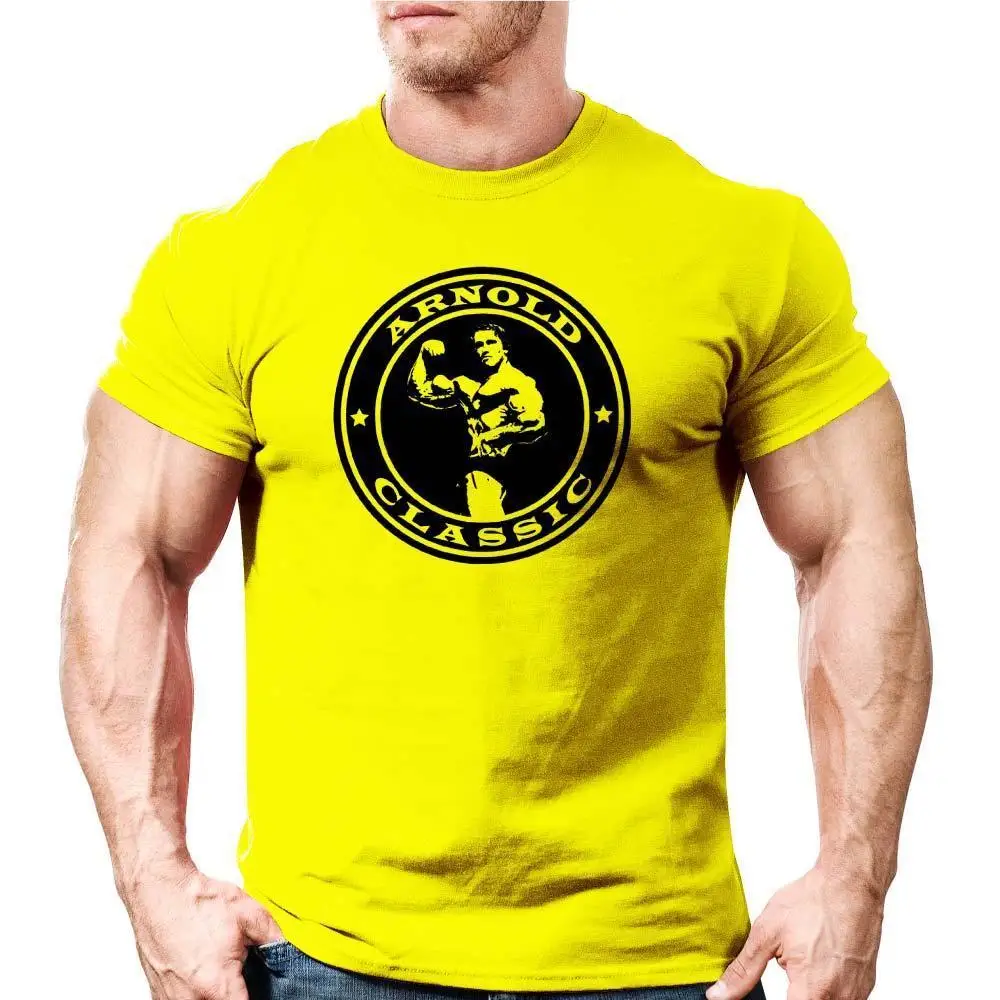 

New Arrive O-Neck T Shirt Men Arnold Classic Body Building T-Shirt | Workout Trainer Motivation Online Tshirt Design