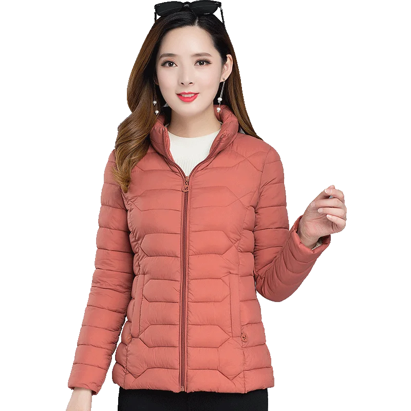 

2020 winter new Korean version middle-aged cotton padded women's slim short cotton padded jacket, age reducing coat, large