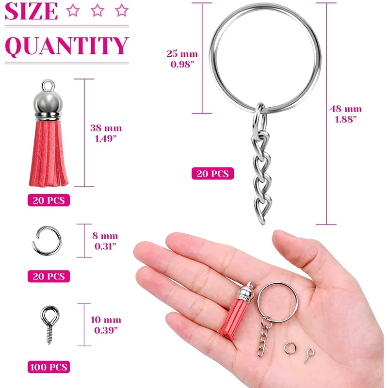 Пряжка для ключей с буквенным номером из смолы бахромой и пряжкой орнаментом на