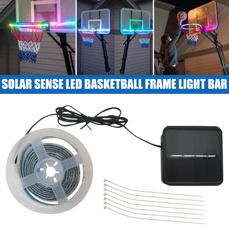 

LED Basketball Hoop Lights Basketball Rims Lights Waterproof Glow-in-The-Dark Super Bright Strip Lights &T8