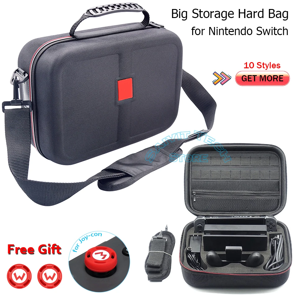 Аксессуары для Nintendo switch защитный жесткий чехол EVA большая сумка хранения игровой