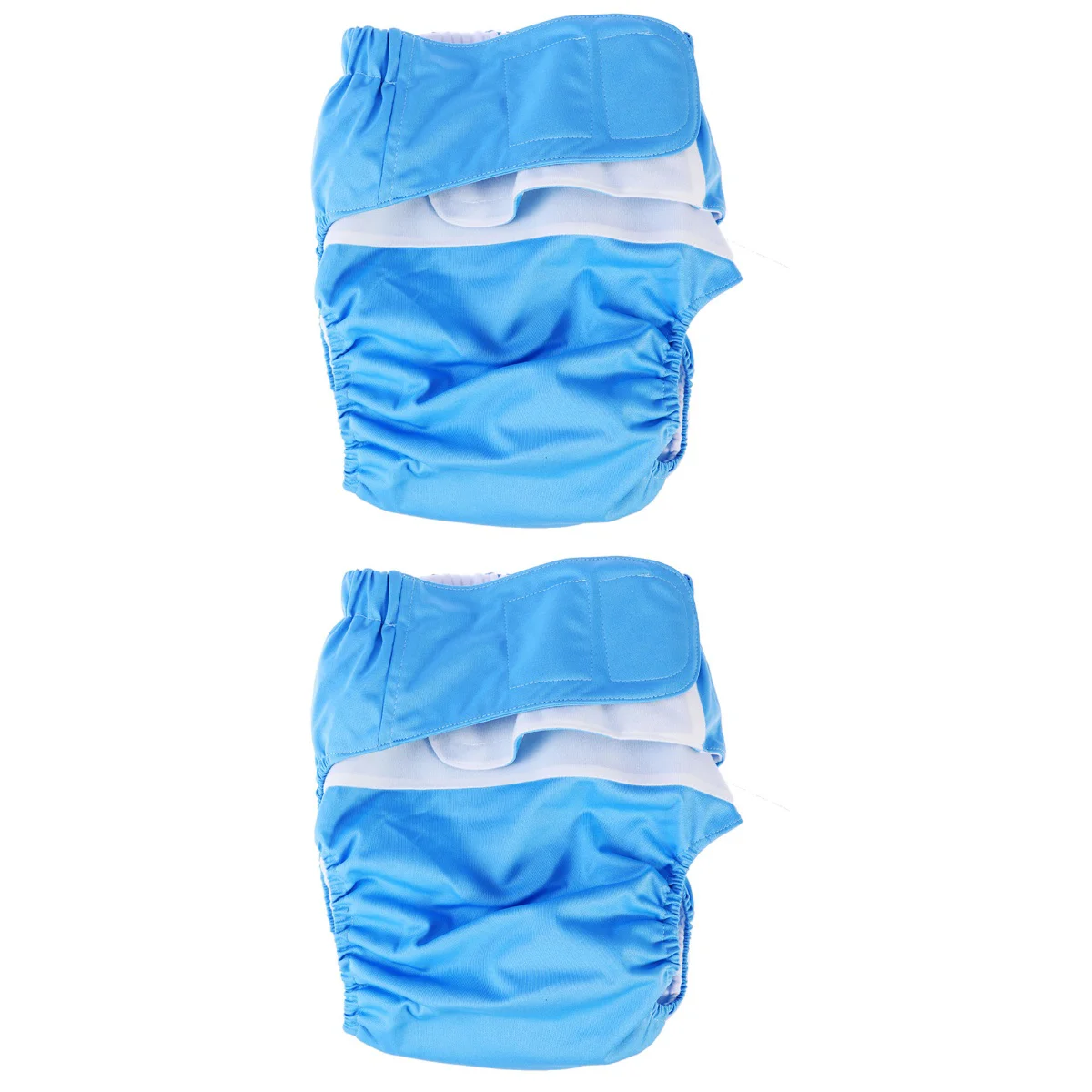 

2pcs Adult Diapers Covers Reusable Incontinence Pants Cloth Diaper Wraps Washable Overnight Leakfree Underwear Protection Bed