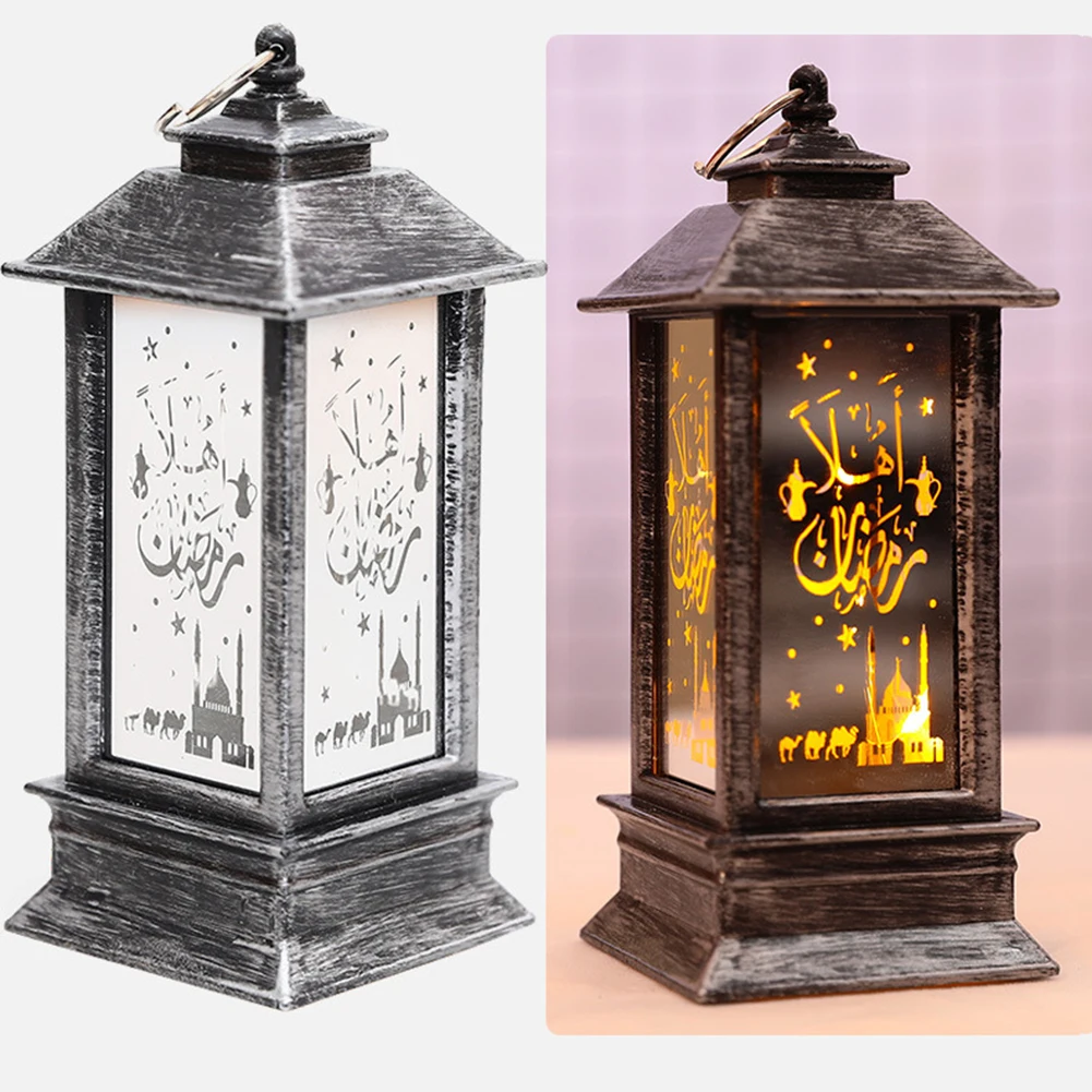 

Bedroom Beside Lamp Home Decor LED Wind Night Lamp Lanterns Garden Holiday Hanging Plastic Glass Lights Decor