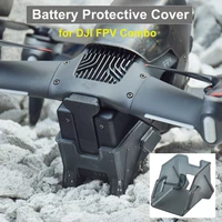 dustproof waterproof battery protective cover for dji fpv combo height extender landing gear battery foot pad accessory