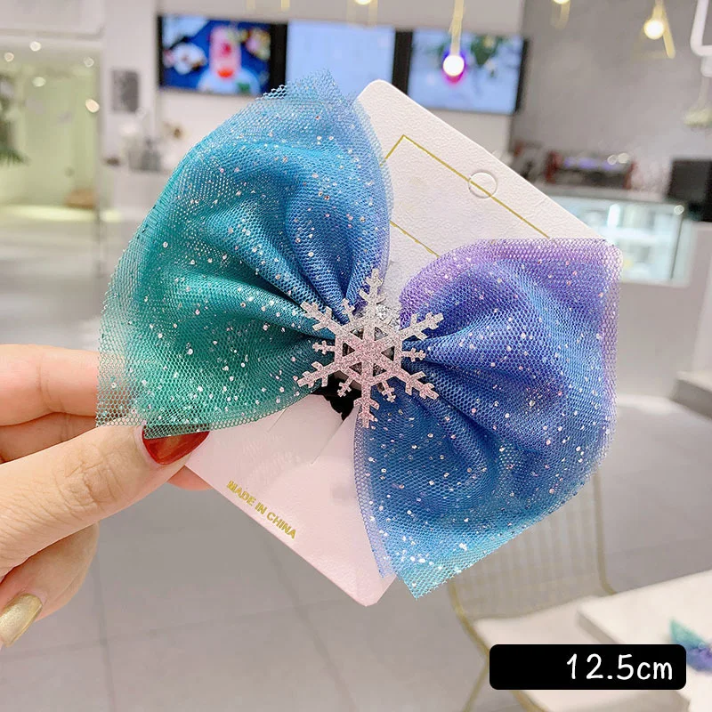 1 шт. новинка голубой цвет держатель для конского хвоста Хрустальная хлопковая