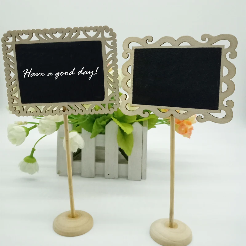 5 шт. деревянные Меловые доски для письма и сообщений | Дом сад
