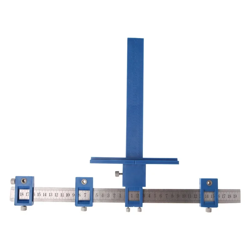 

Cabinet Hardware Jig True Position Tool Fastest And Most Accurate Knob & Pull Jig Wood Drilling Dowelling Hole Saw Durable