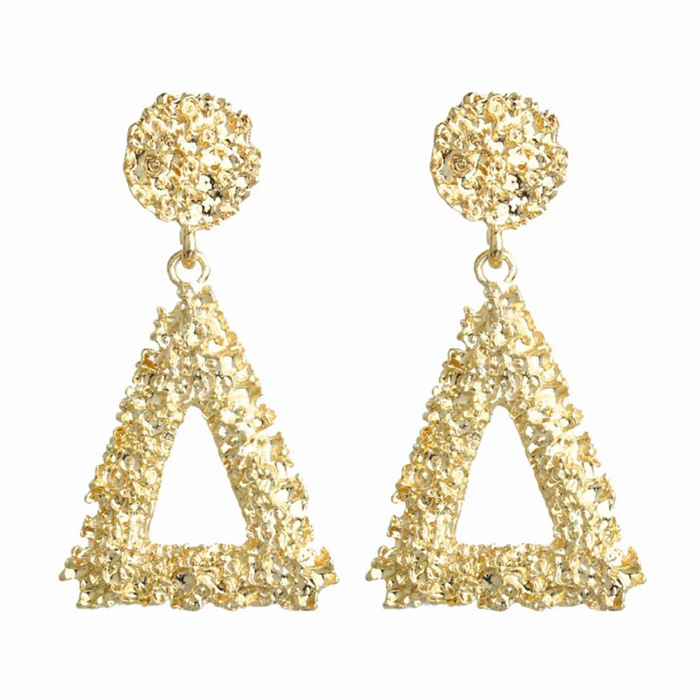 Горячая Распродажа стильные современные золотые серьги для женщин африканские