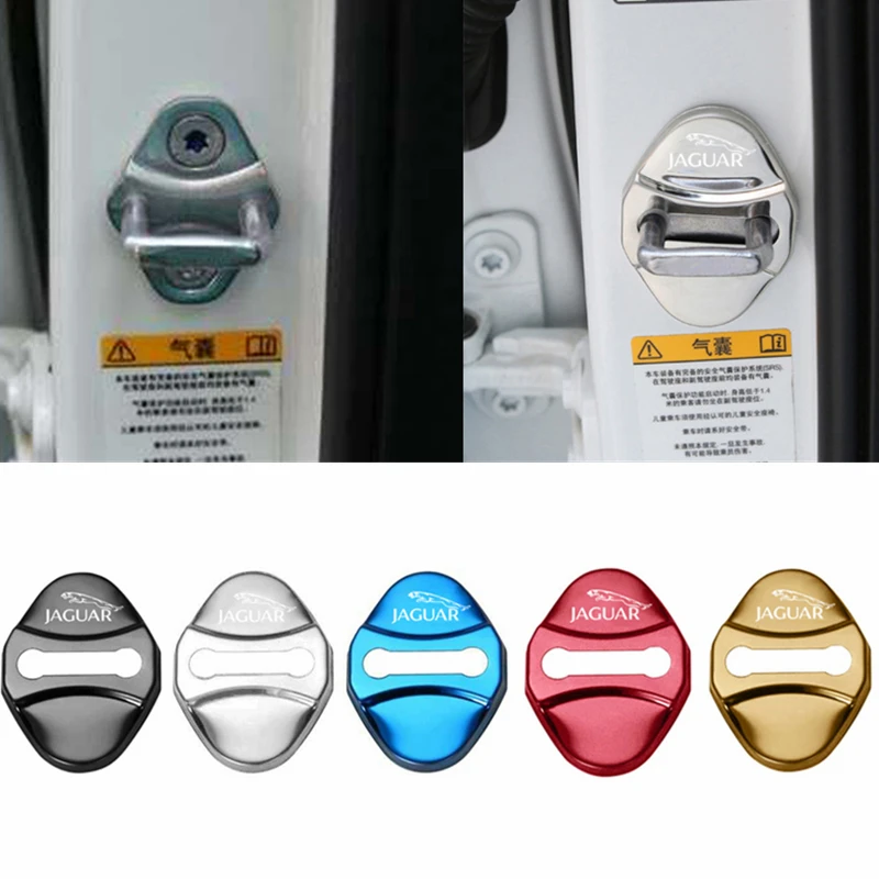 4 шт./компл. авто аксессуары крышка дверного замка автомобиля Защита Наклейка