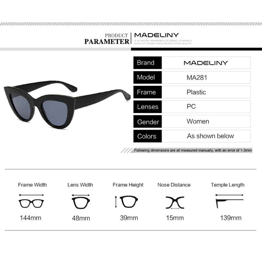 Женские винтажные солнцезащитные очки кошачий глаз с защитой UV400 | Аксессуары для