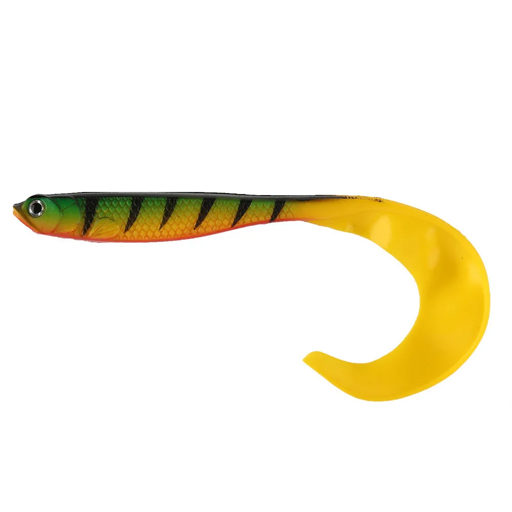 4pcs Jigging Wobblers Fishing Lure 11.5cm 6.1g shad T-tail soft bait Aritificial Silicone Lures Bass Pike Fishing Tackle Vobler images - 6