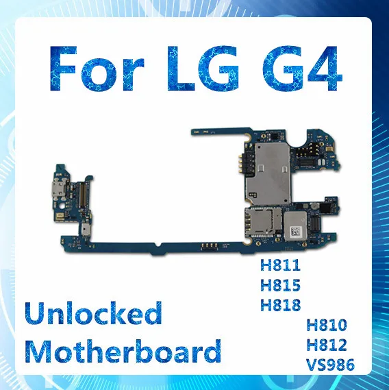 Оригинальная материнская плата для LG G3 D855 D850 D852 VS985 16 Гб/32 ГБ с чипами разблокирована заменена логическая плата G3 Система Android