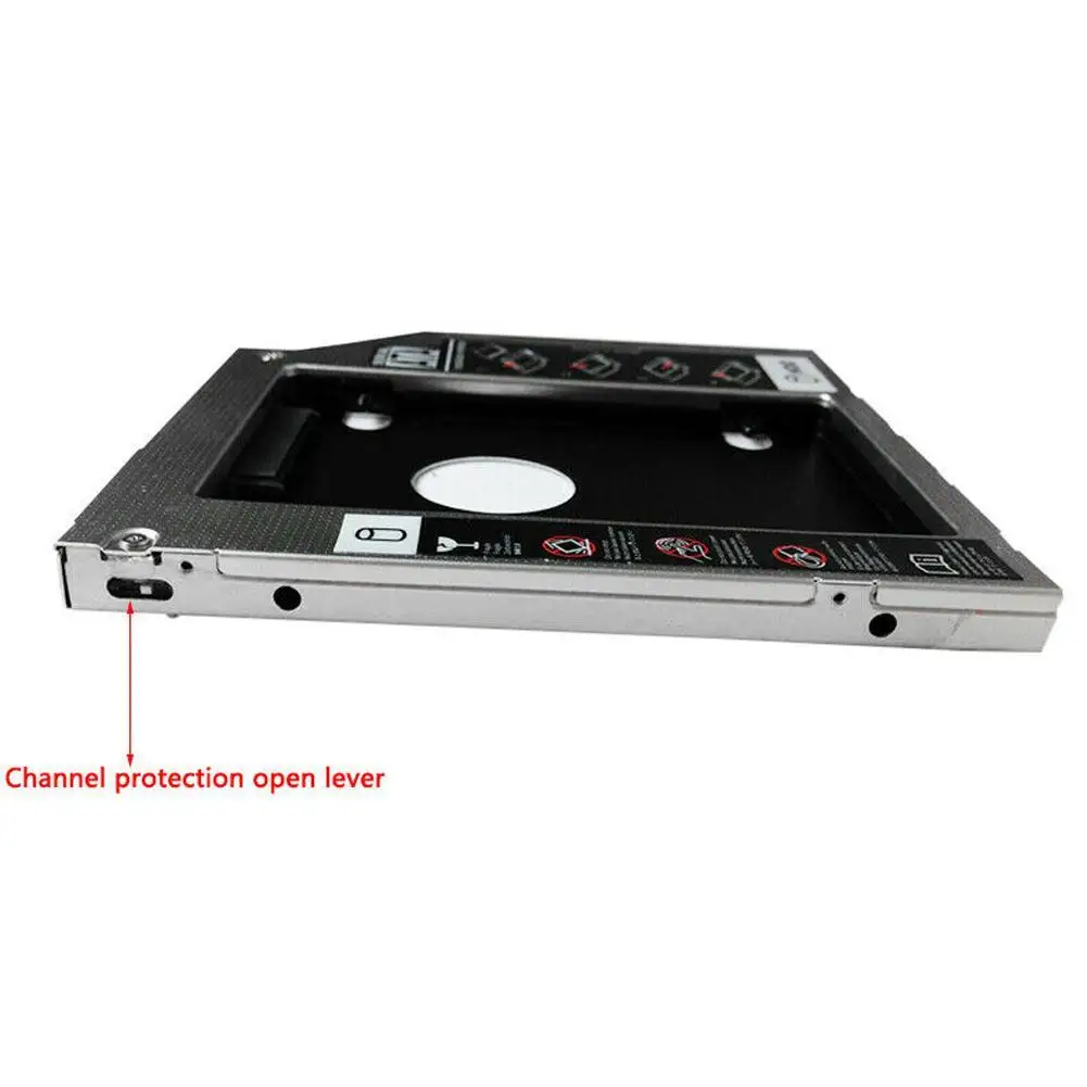 2nd HDD Caddy 9,5 мм SATA на SATA 3,0 для 2," 2 ТБ SSD Корпус HDD жесткий диск Корпус для ноутбука нечетный DVD-ROM Оптический отсек