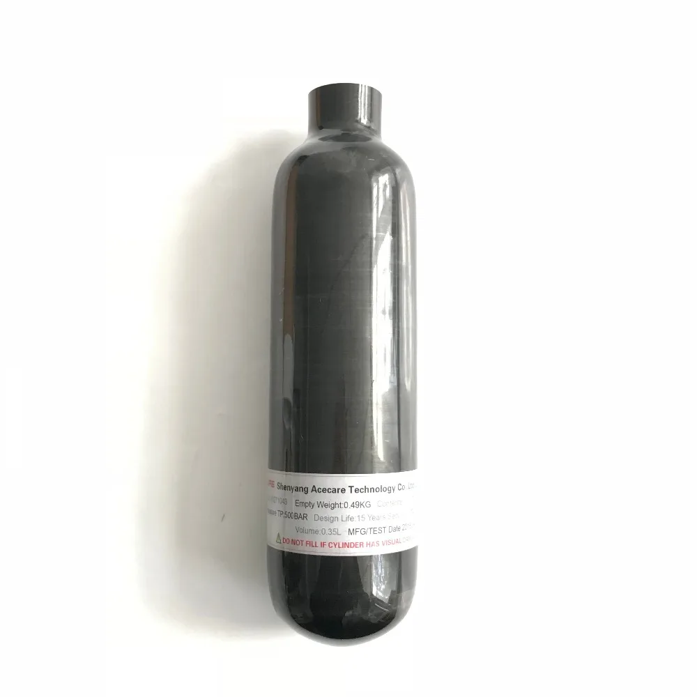 AC3035 PCP винтовка Пейнтбол использование 0.35L 4500Psi 300Bar газовый баллон углерод высокого давления волокно Воздушный бак M18* 1,5 нить для охоты
