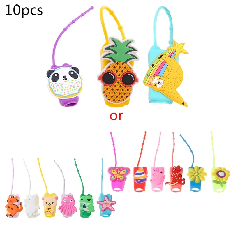 10 шт. дезинфицирующее средство для рук 30 мл пустая бутылка силиконовый держатель