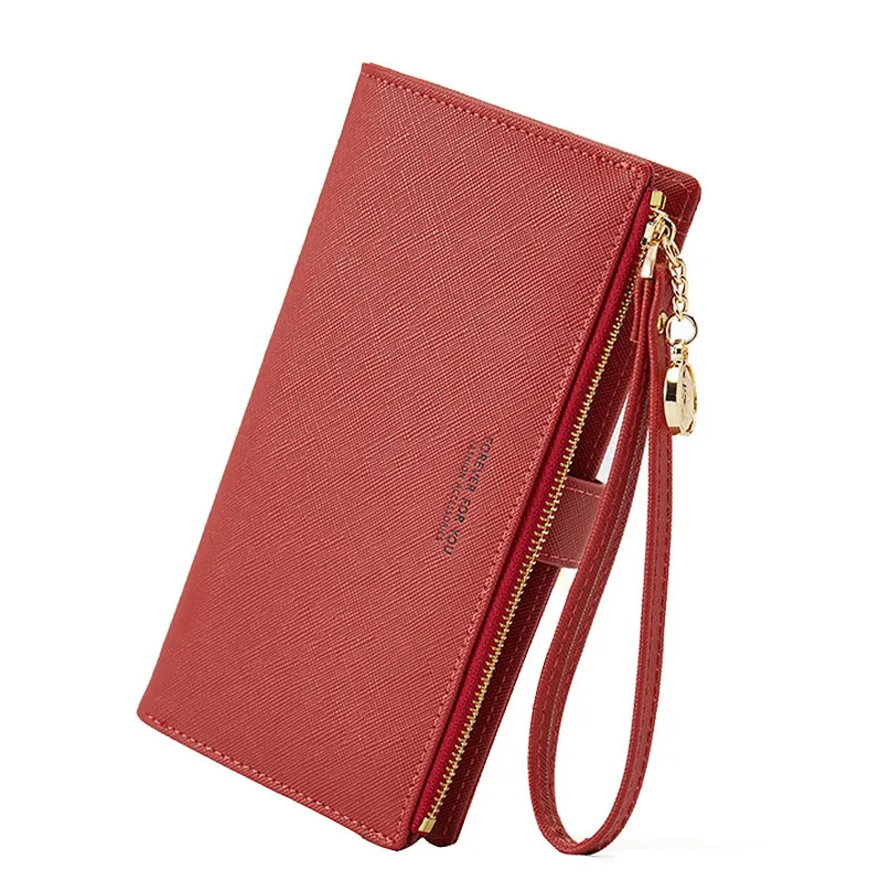Новые женские кошельки длинные на молнии с застежкой вместительная сумка для