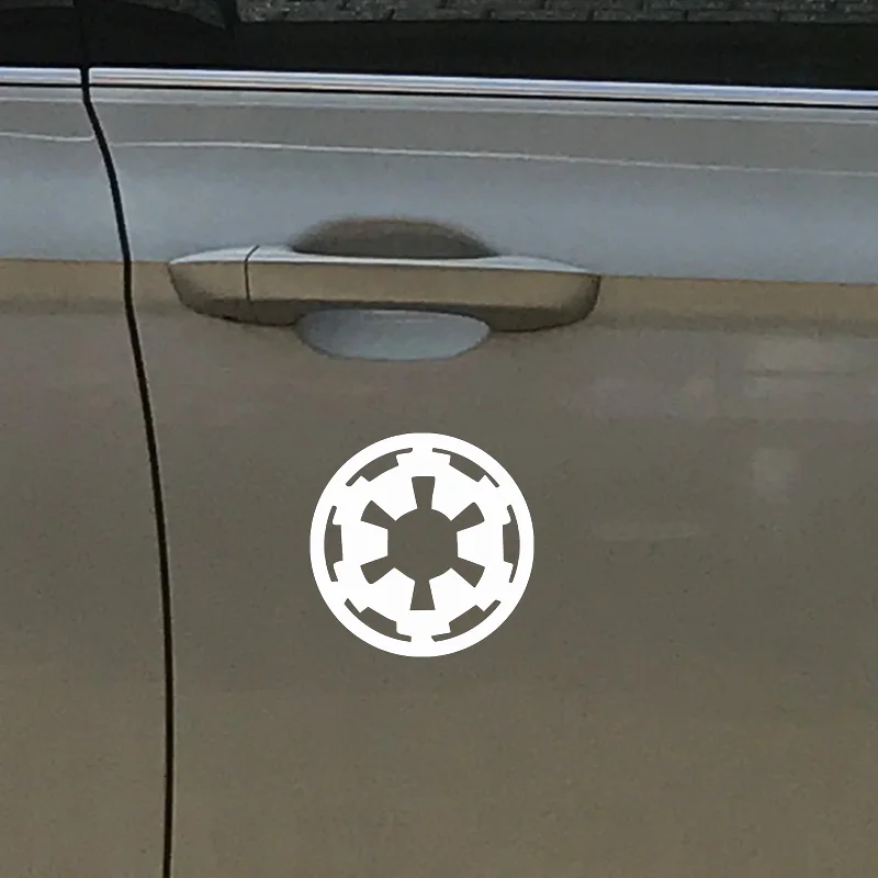 

12cm Car Sticker Galactic Empire Emblem Badge Jedi Door Trunk Fuel Tank Cap Sticker Motorcycle Car Styling