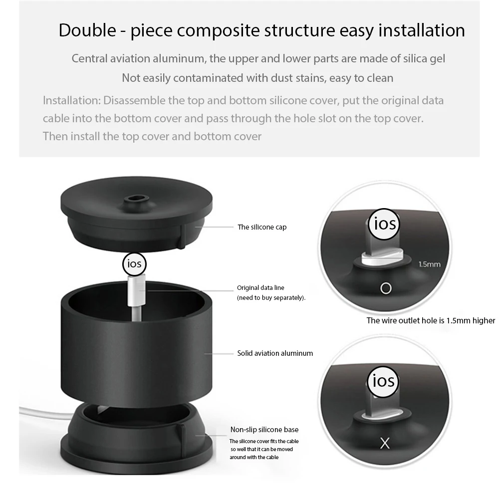 

Stand Charging Station for Apple TV Remote, iPhone, AirPods, iPad Mini, Wireless Keyboard, and Magic Mouse