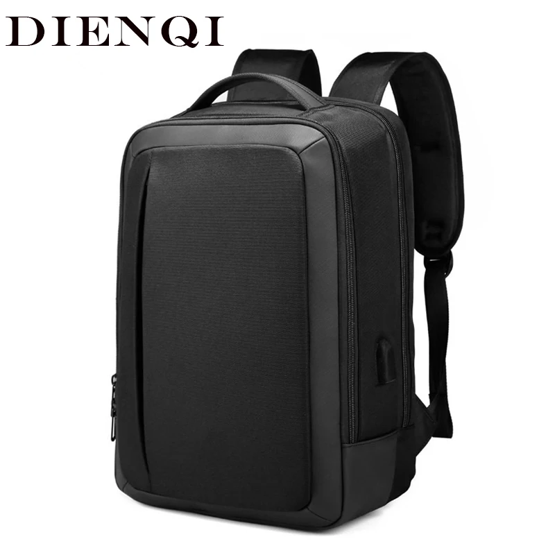 DIENQI мужские рюкзаки 17 дюймов рюкзак для ноутбука USB зарядка Рюкзак Для