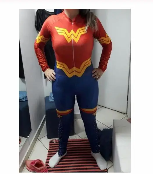 Женская одежда для триатлона длинная велосипедная велоспорта костюм катания на