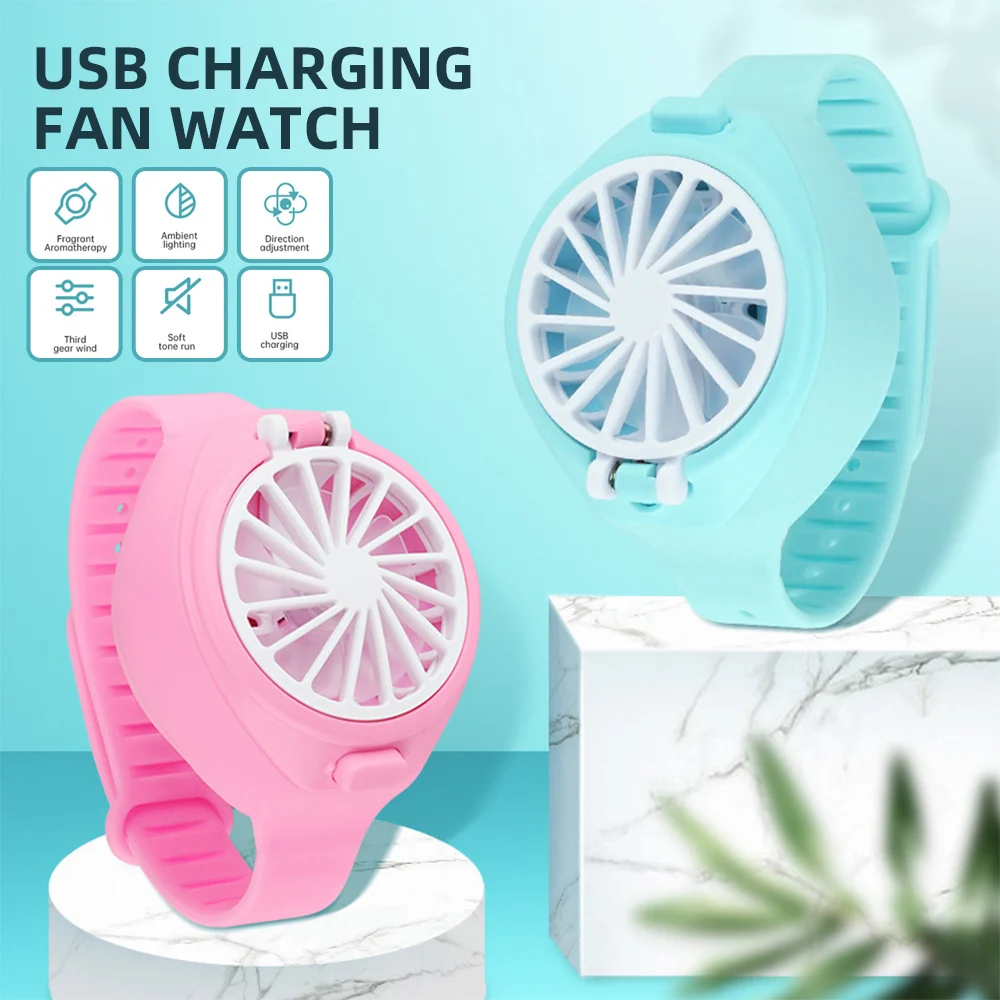 

Наручные мини-вентилятор Usb 5V кулер перезаряжаемый вентилятор для путешествий на открытом воздухе спортивные вентиляторы бесшумные портат...