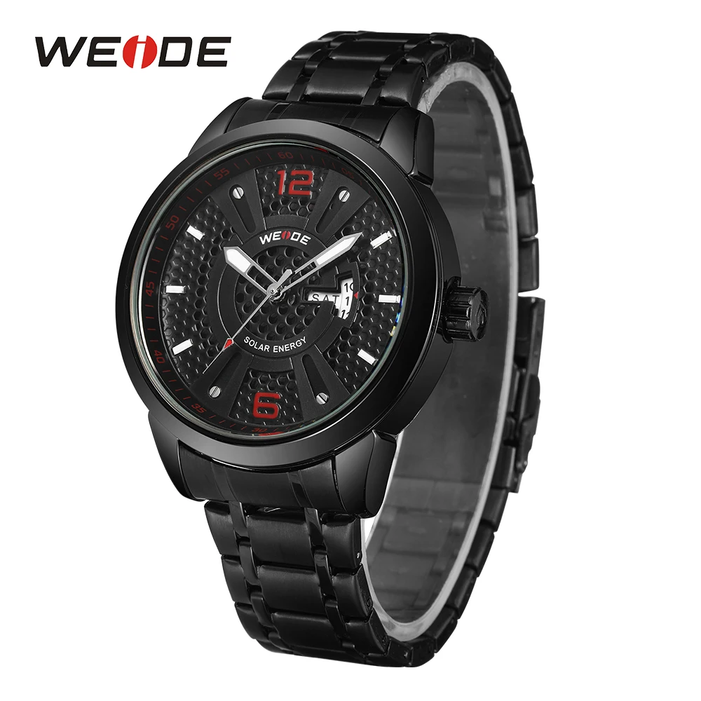 WEIDE кварцевые солнечные деловые повседневные Роскошные брендовые устойчивые