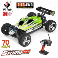 wltoys a959 118 electric rc car upgraded version 70kmh 4wd 2 4g radio remote control car high speed off road drift rc cars toy