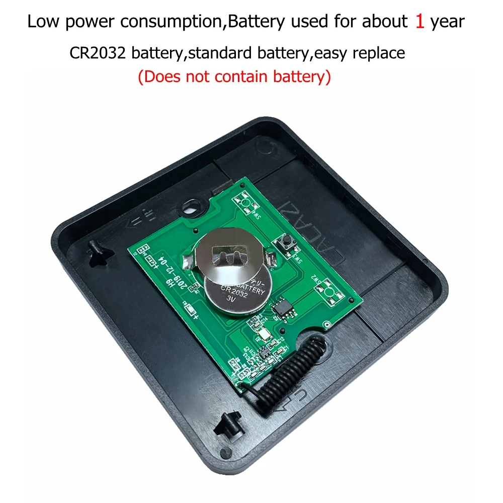 Водонепроницаемый дверной звонок CACAZI 300 м 60 мелодий 2 кнопки 6 приемников|Дверные