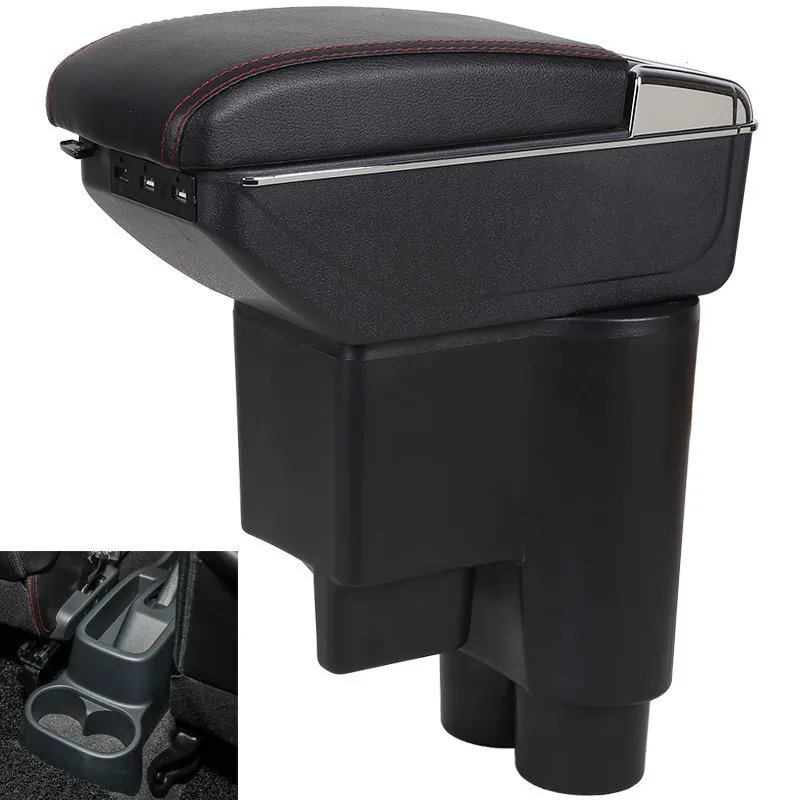 Для Daihatsu sirion подлокотник коробка USB зарядка увеличение двойной слой центральный