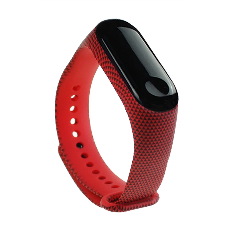06 Спортивный наручный ремешок для часов Li mi ted для Xiaomi mi band 3 для Xiaomi mi Band 3 умный браслет силиконовый замена - Цвет: 06