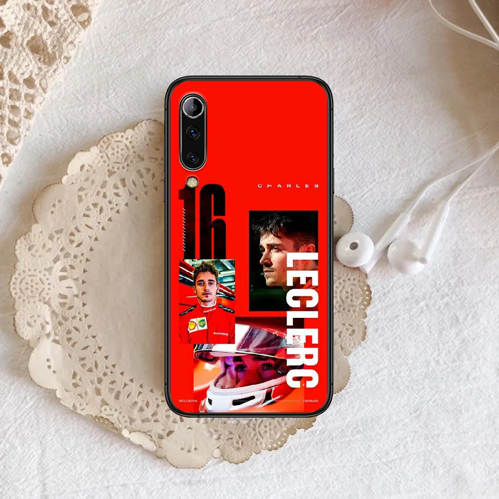 

Charles Leclerc F1 16 Phone Case Cover Hull For Xiaomi Mi 8 9 10 T note 10 Lite Pro 5G A pocox 2 3 black Cover Luxury Shell