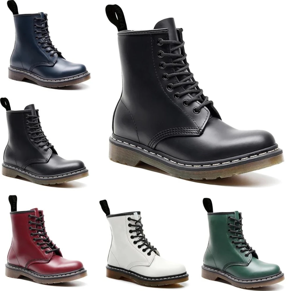 

2021 New Unisex Snow Boots Genuine Leather Men Shoes for Winter Skate Shoes Fashion Warm Hiking Botas Winter Mujer Ankle Boots