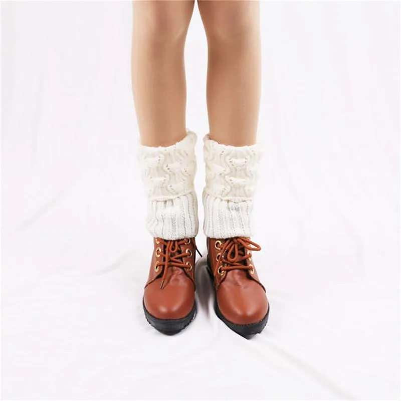 

1 Pair Women Crochet Boot Cuffs Knit Toppers Boot Socks Winter Leg Warmers Calcetines Mujer