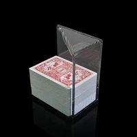 acrylic poker discard box poker cards playing cards holder for baccarat 2468 decks storage box