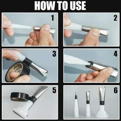 Насадка аппликатор для отделки стен 6 цветов| |