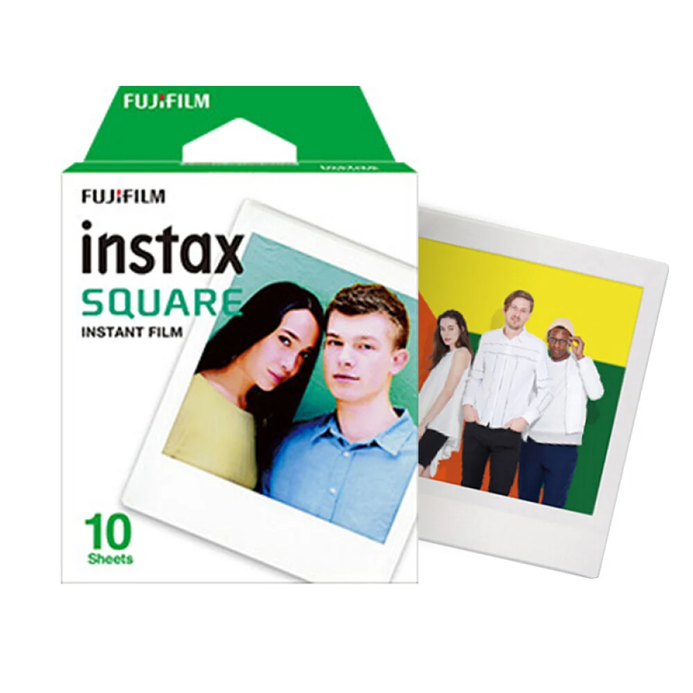 10-100 листов Fujifilm Instax квадратная пленка фотобумага для Fuji Instax квадратная SQ6 SQ10 SQ20 для Instax SP-3 принтер для смартфонов - Цвет: 10 Sheets