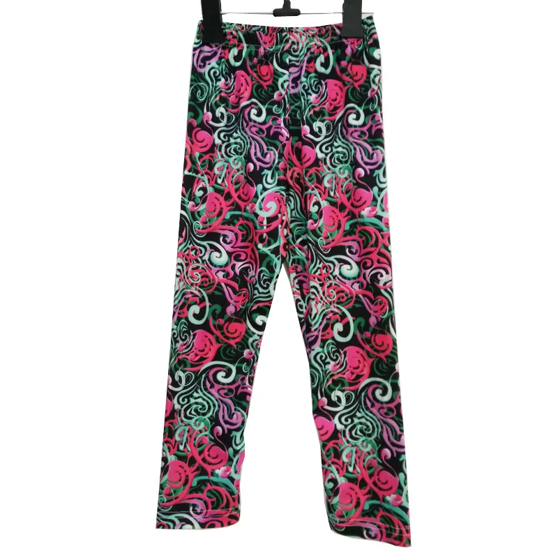 Одежда для мамы и дочки одинаковые комплекты семьи брюки Леггинсы женщин девочек