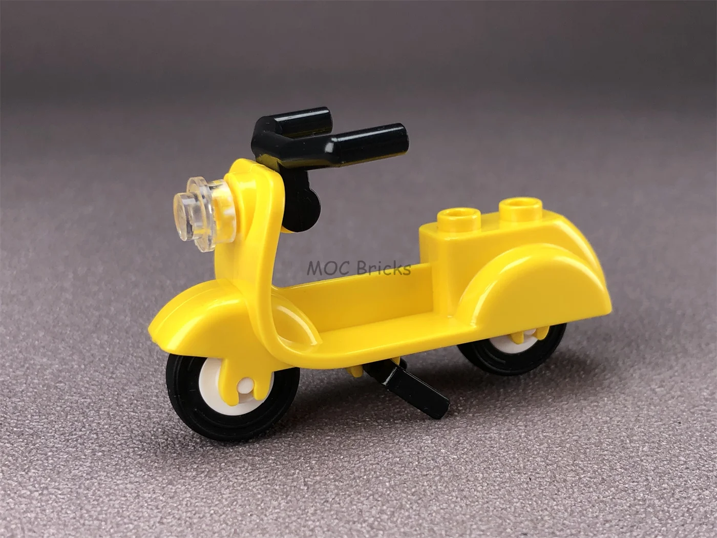 2 шт./лот MOC кирпичи хромированная модель велосипеда скутера куклы фигурка героя