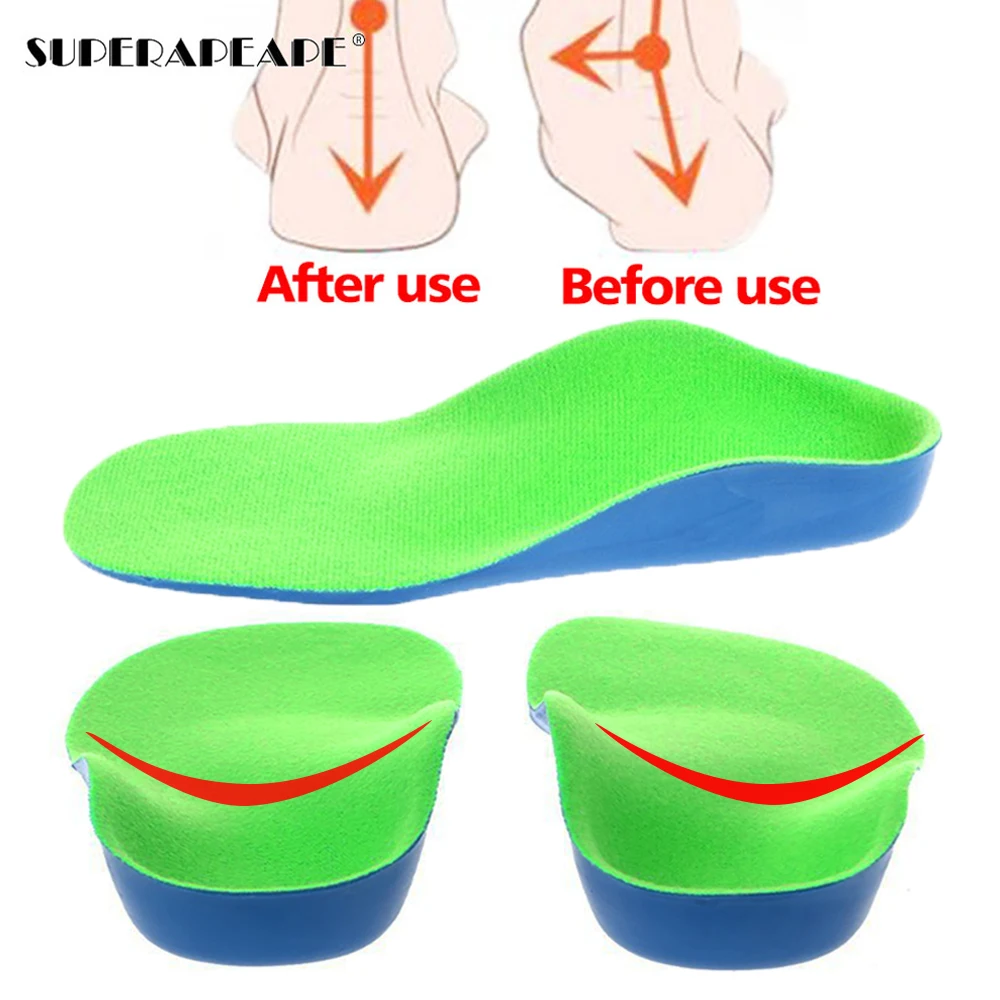 Ребенок Профессиональный поддержка Свода Стопы Стельки ортопедические