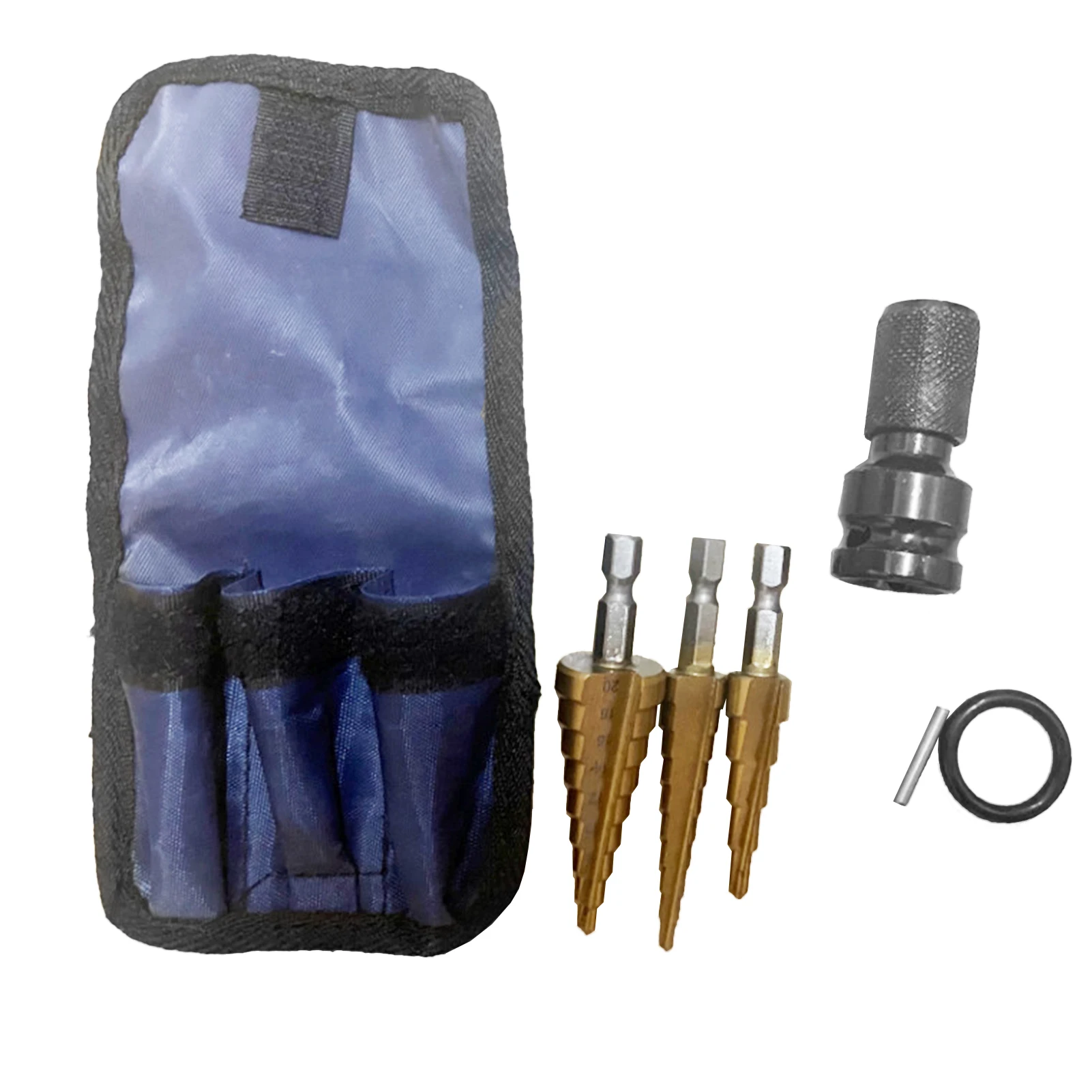 

4 шт./компл. деревообрабатывающее ступенчатое сверло резак для отверстий Профессиональный высокоскоростной Стальной Спиральный паз многоф...