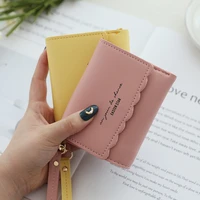 new women wristband wallets cute student short wallet female many departments clutch coin purse card holder ladies handbag