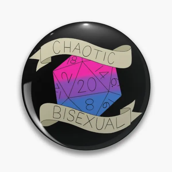 

Chaotic Bisexual D20 tcp Soft Enamel Pin Jewelry Clothes Lover Lapel Pin Gift Badge Brooch Fashion Women Decor Cute Creative