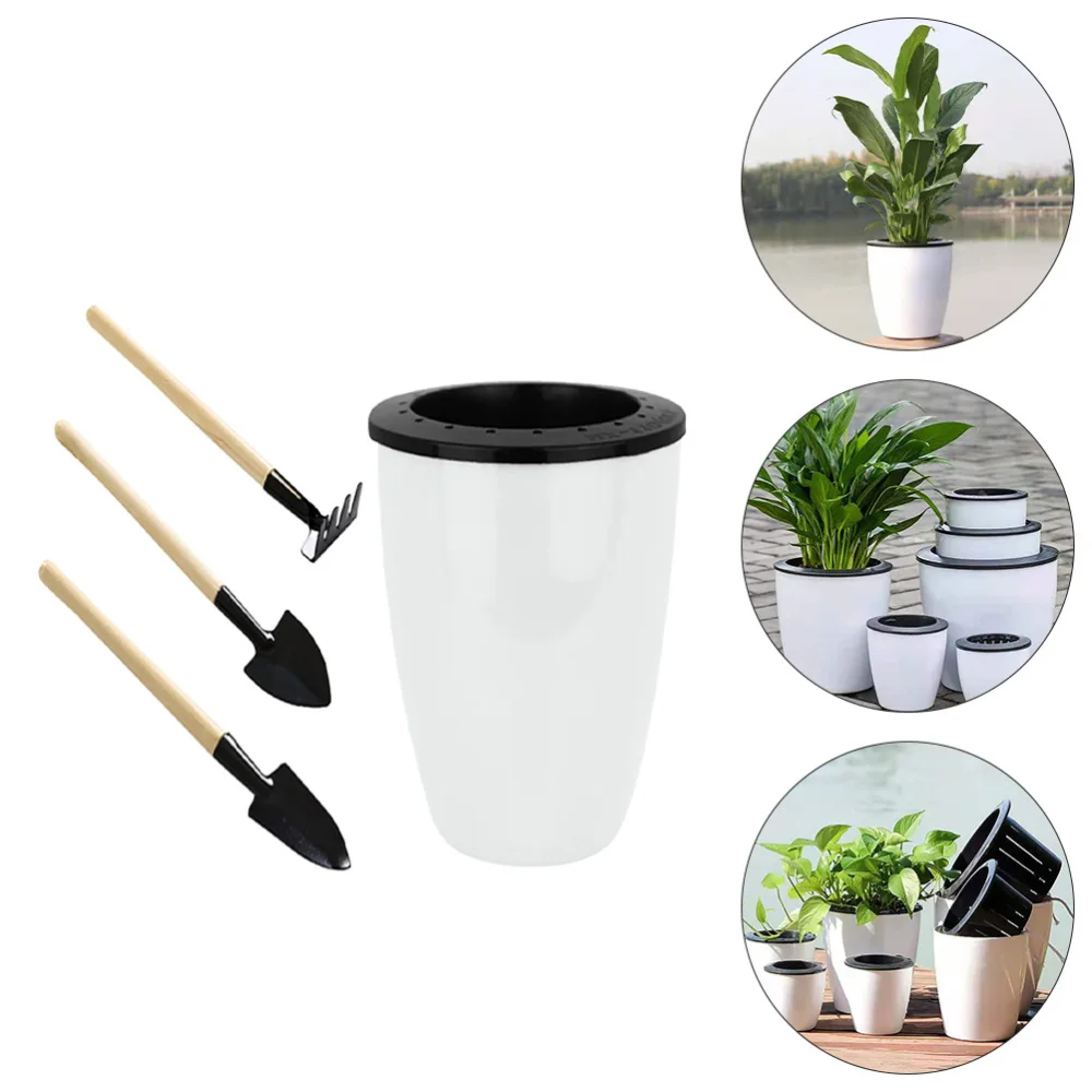 Автоматический поглощающий воду цветочный горшок 1 набор 4 шт. | Дом и сад