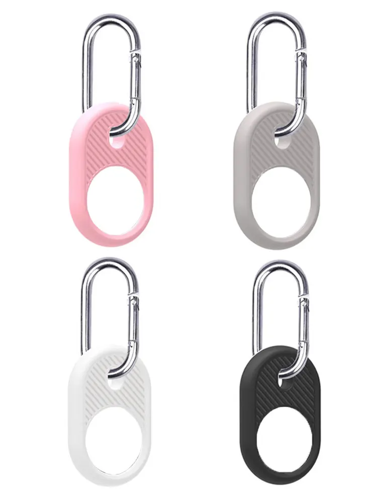 

Wireless Finder Case Silicone Anti-Scratch Protector Cover Compatible With Airtags Protective Locator Case Keychain Sleeve
