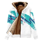 Мужская теплая зимняя куртка, флисовая куртка оверсайз в стиле 90-х, джаз, соло, бумажная чашка, 3D модная индивидуальная одежда, уличная одежда, зимняя подкладка