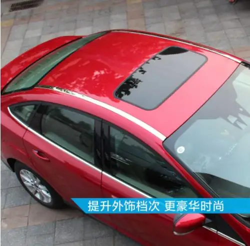 Накладки из нержавеющей стали на крышу для Ford Focus Sedan 2012 2013 2014 2015 2016 2017 2018 |