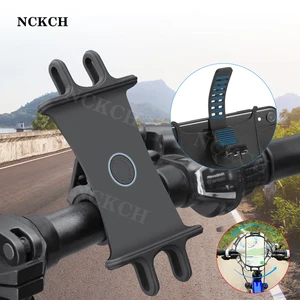 universal 360 rotatable bicycle motorcycle silicone mobile phone holder for iphone 11 12 pro max xiaomi 9 samsung 9 phone holder free global shipping