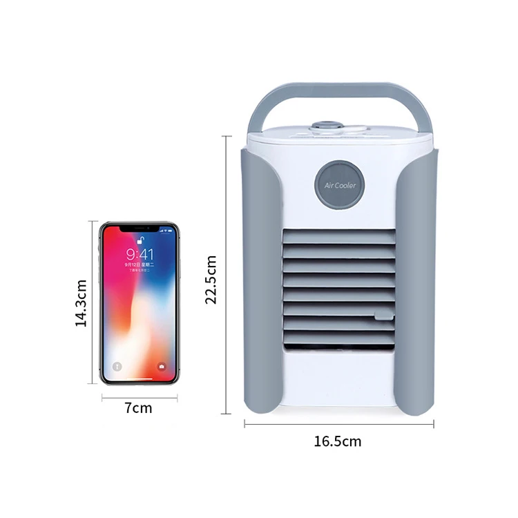 

Portable Mini Air Conditioner 3-Speed USB Cooling Fan Humidifier With FM Bluetooth Cool Fan For Home Dropshipping