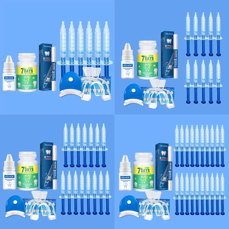 

Teeth Whitening Kit Non-Sensitive Fast Teeth Whitener with 44% Carbamide Peroxide Teeth Whitening Gel Helps to Remove Stains