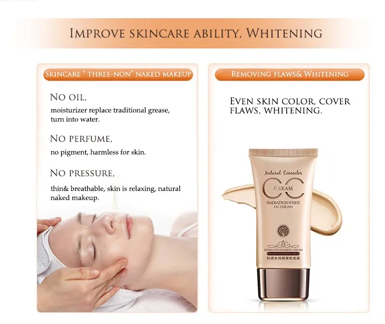 BIOAQUA Косметика Лучшая Основа для лица макияж CC тональный крем сухой кожи